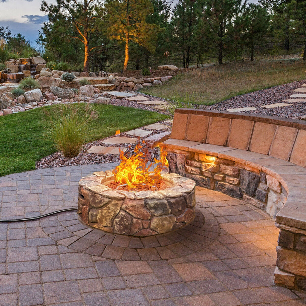 28 Inch Propane Gas Fire Pit