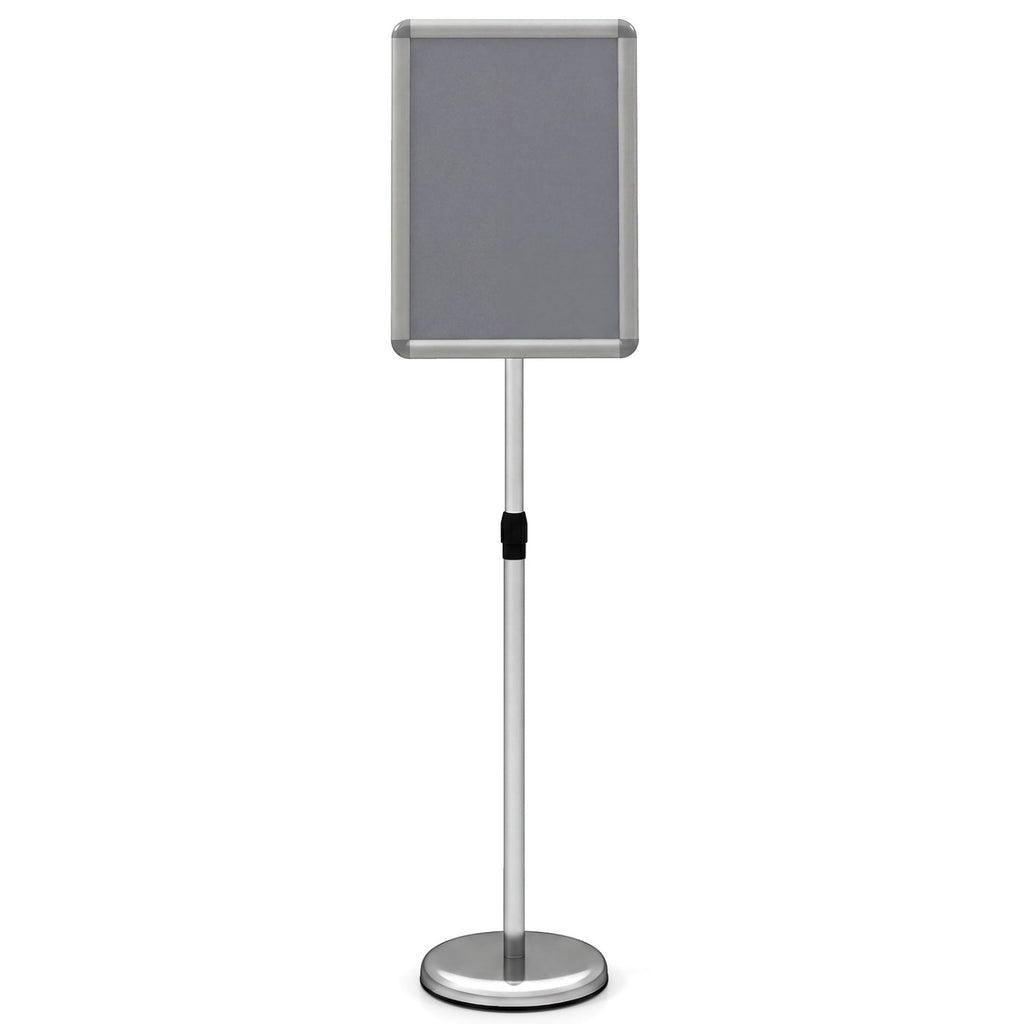 11x17 Adjustable Height Sign Holder Stand with Snap Frame