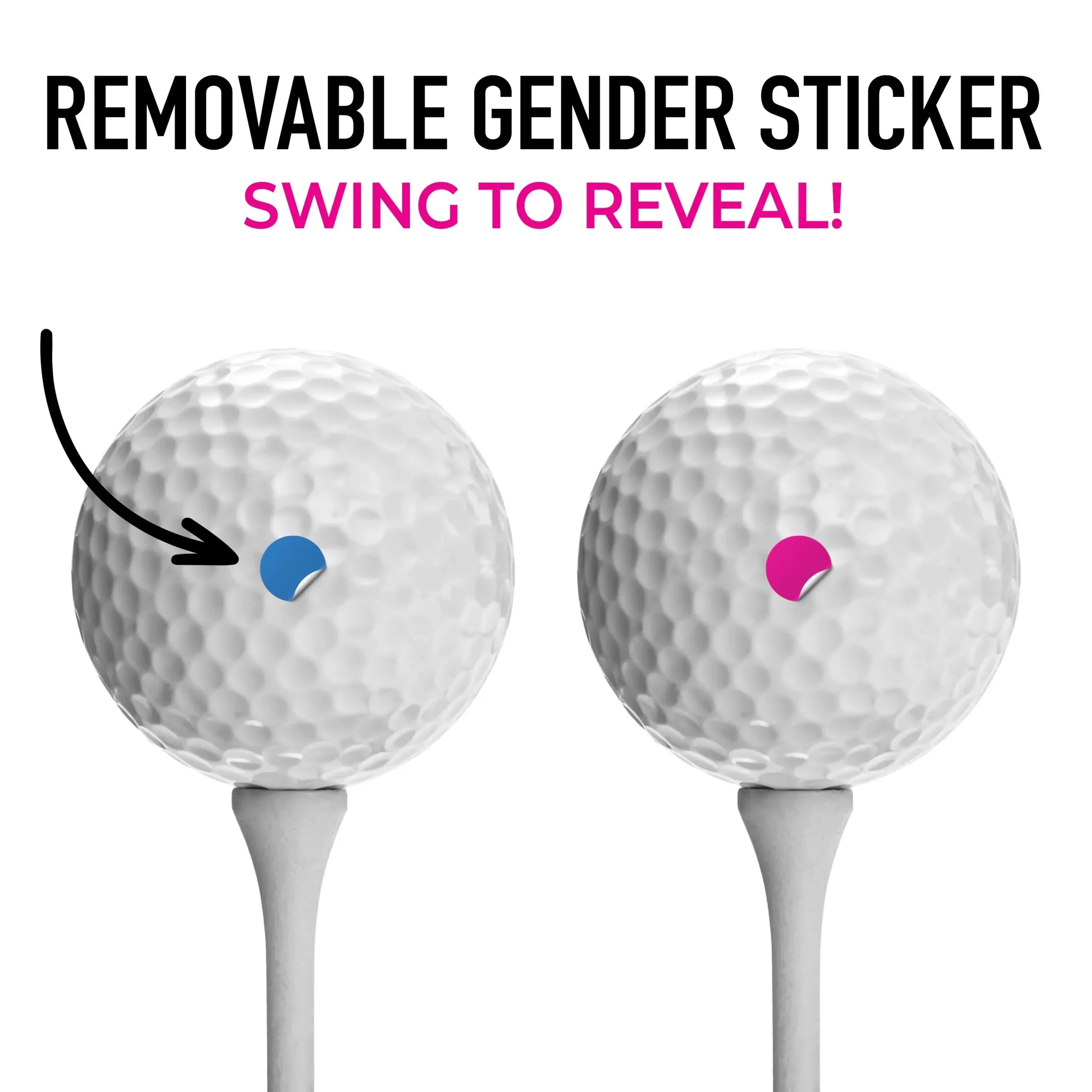 Gender Reveal Golf Balls