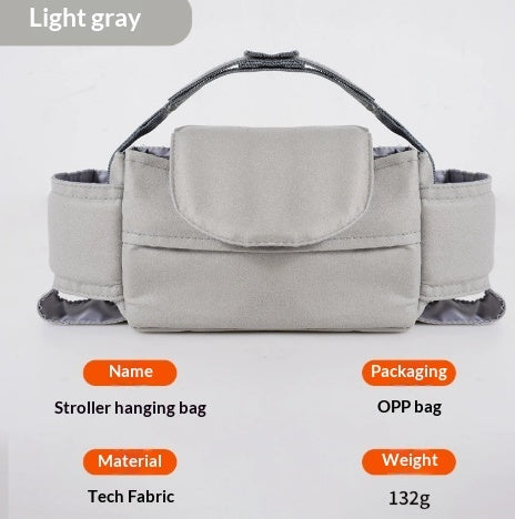 Stroller Hanging Bag Storage Pouch And Handy Shopping Bag For Strolling With Your Baby