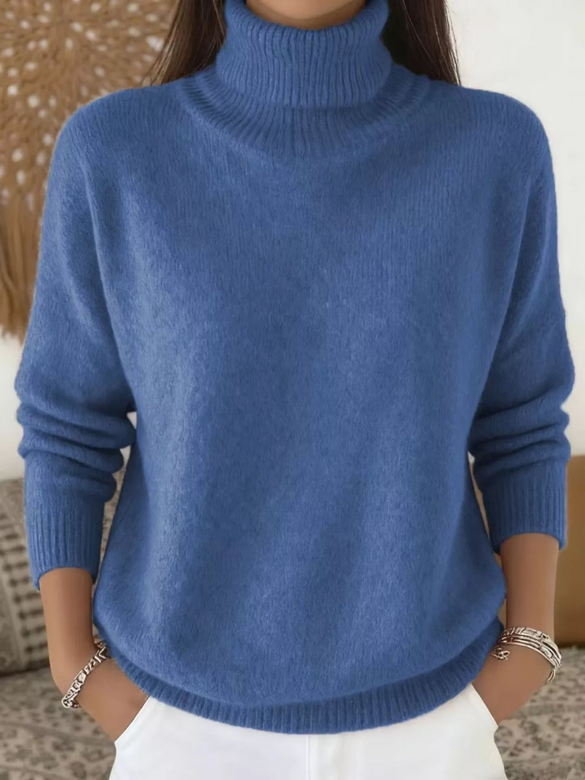 Turtleneck Long Sleeve Sweater