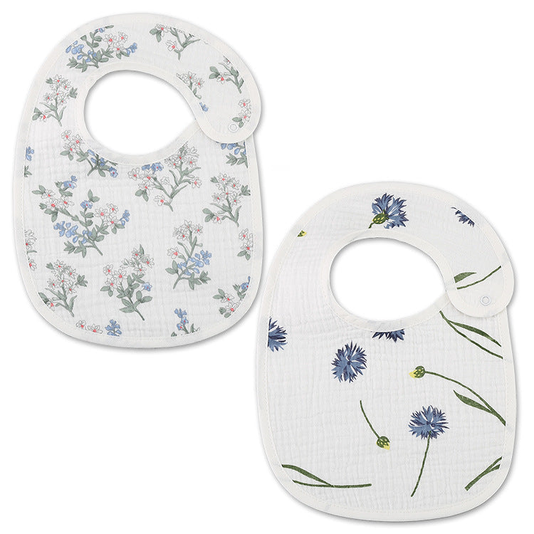 Thin Kids' Bib Pure Cotton Waterproof Gauze Saliva Towel