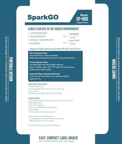 SparkGo Lable Printer