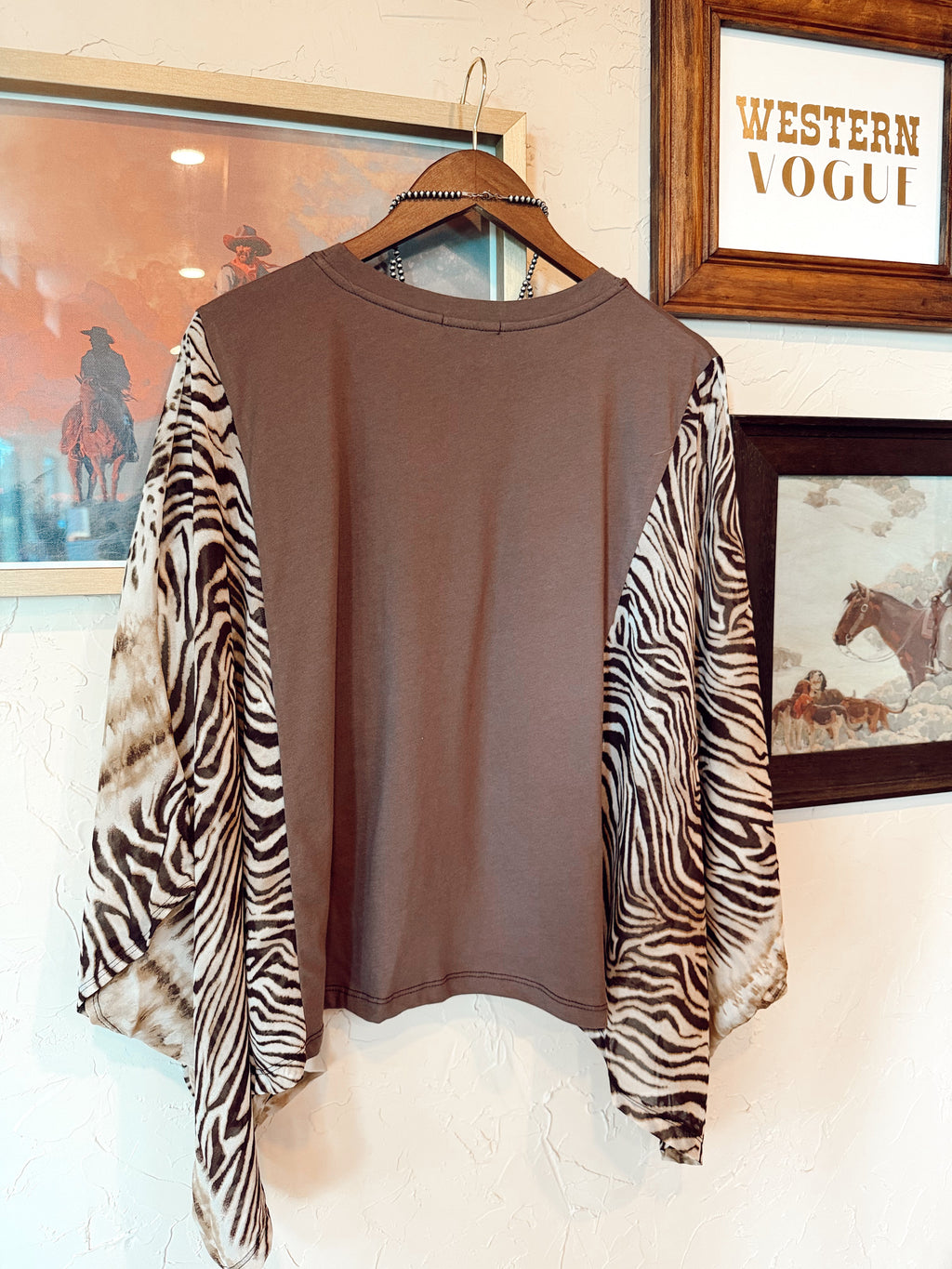 The Langley Animal Print Top