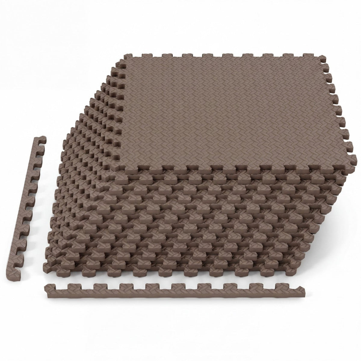 Puzzle Exercise Floor Mats 1/2 Inch Thick - 12 Tiles