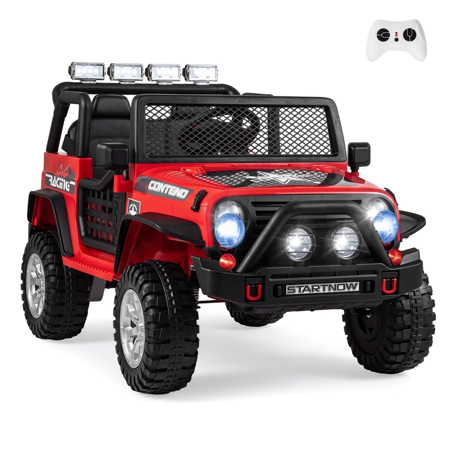 12V Electric Kids Ride On Car 2-Seater with Remote Control