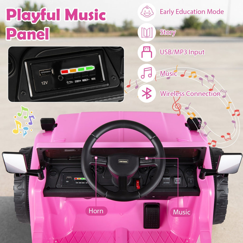12V Electric Ride On Truck with Dump Bed and Remote Control