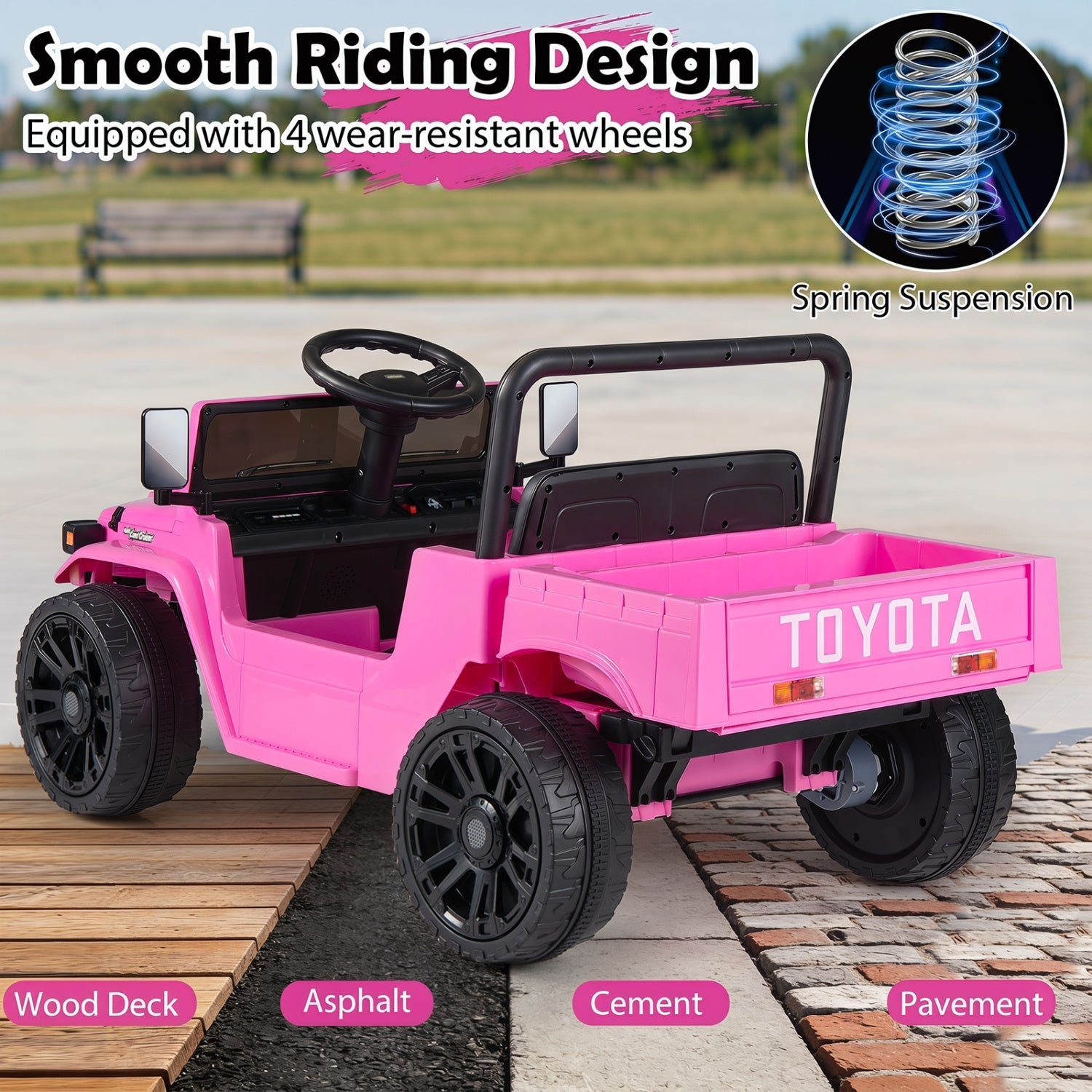 12V Electric Ride On Truck with Dump Bed and Remote Control