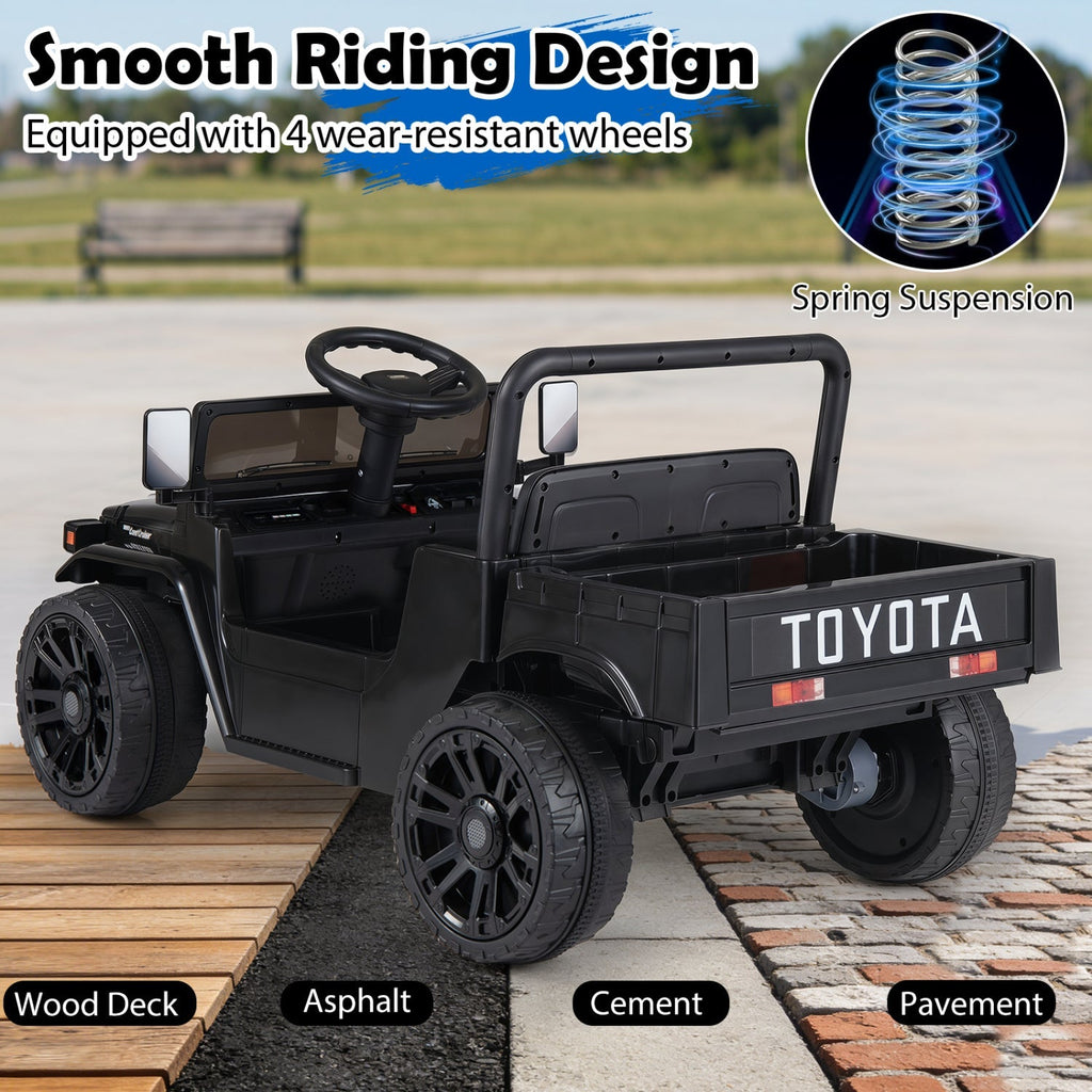 12V Electric Ride On Truck with Dump Bed and Remote Control