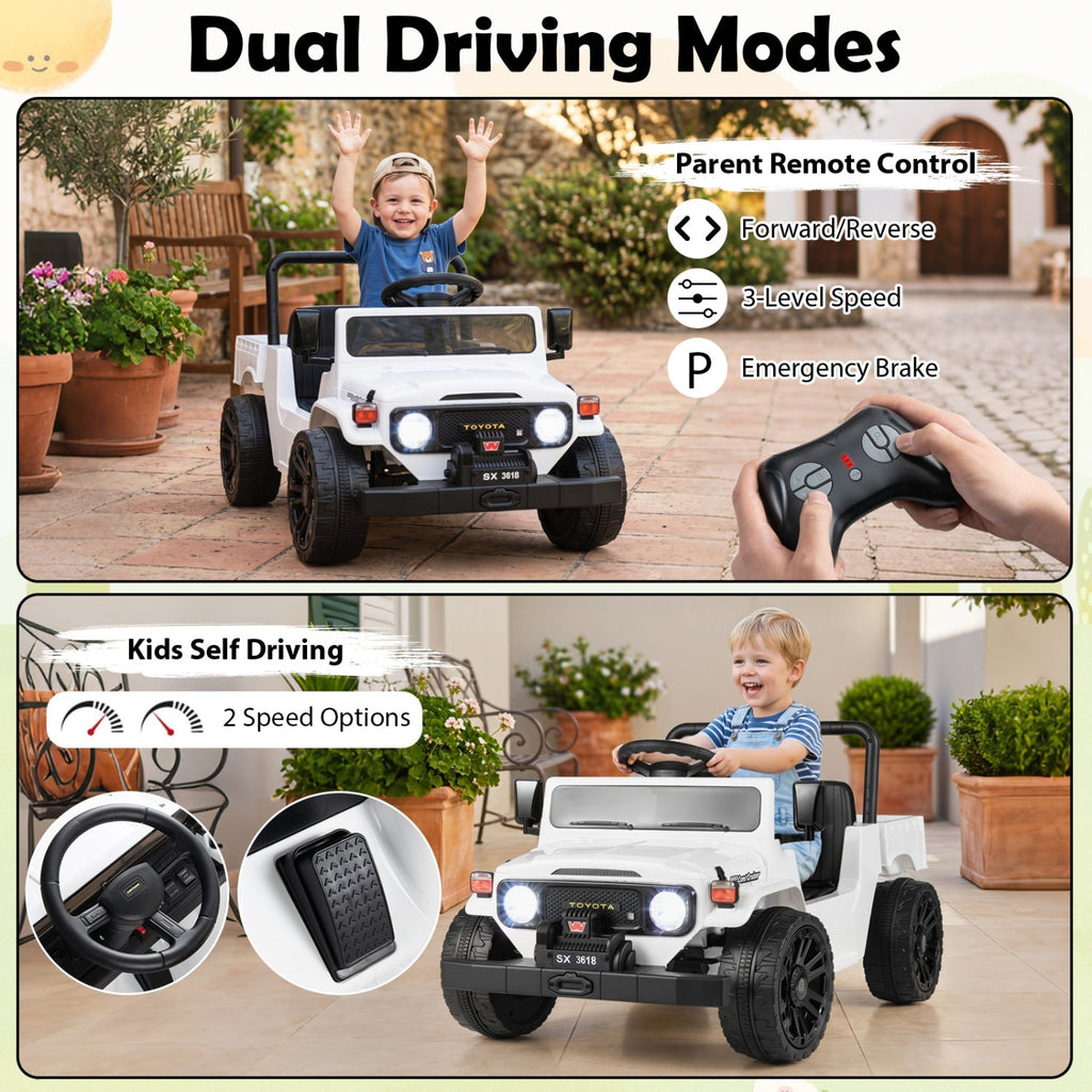 12V Electric Ride On Truck with Dump Bed and Remote Control
