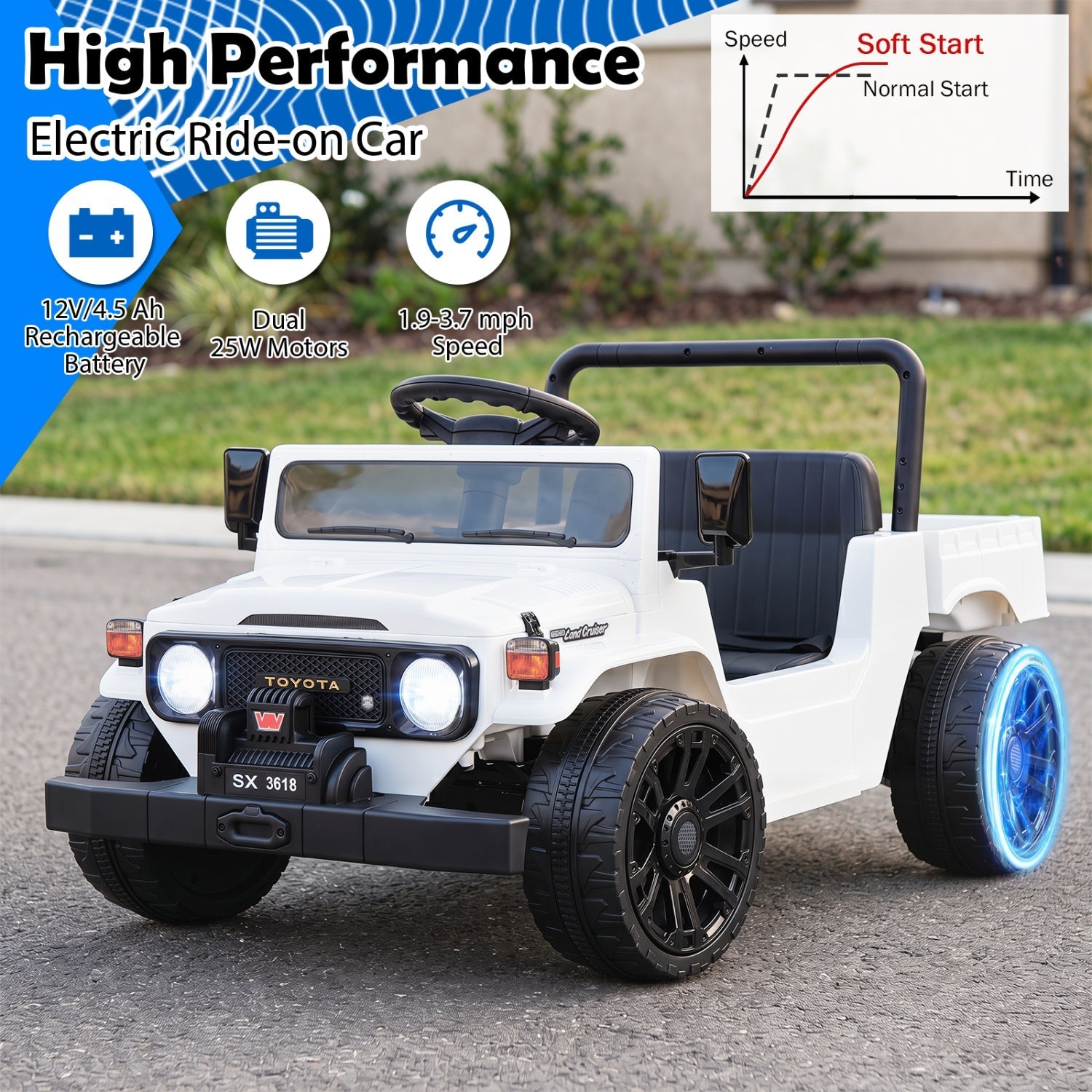 12V Electric Ride On Truck with Dump Bed and Remote Control