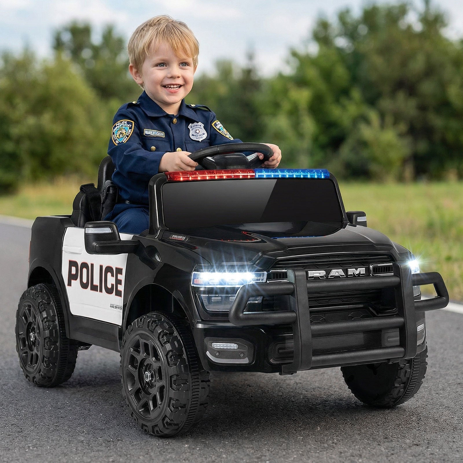 12V Kids Ride On Car Licensed RAM 3500 Electric Vehicle with Remote Control