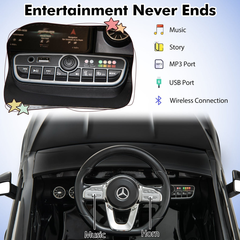 12V Kids Ride on Car Mercedes-Benz AMG CLA 45 with Remote