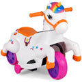 12V Unicorn Ride on Toy with Training Wheels and Horse Riding Mode