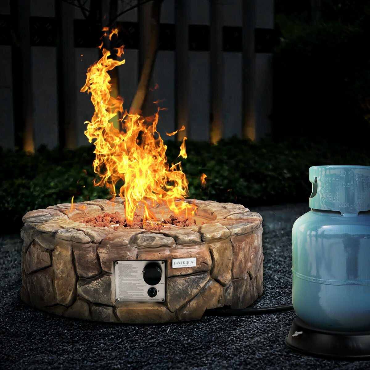 28 Inch Propane Gas Fire Pit