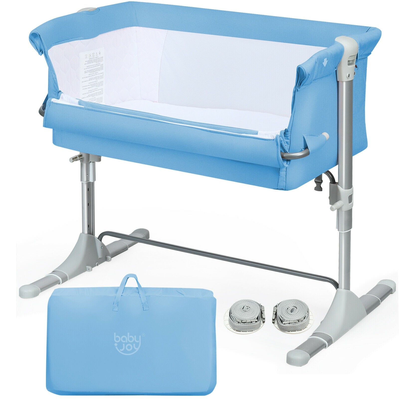 Travel Portable Baby Bed Side Sleeper Bassinet Crib with Carrying Bag