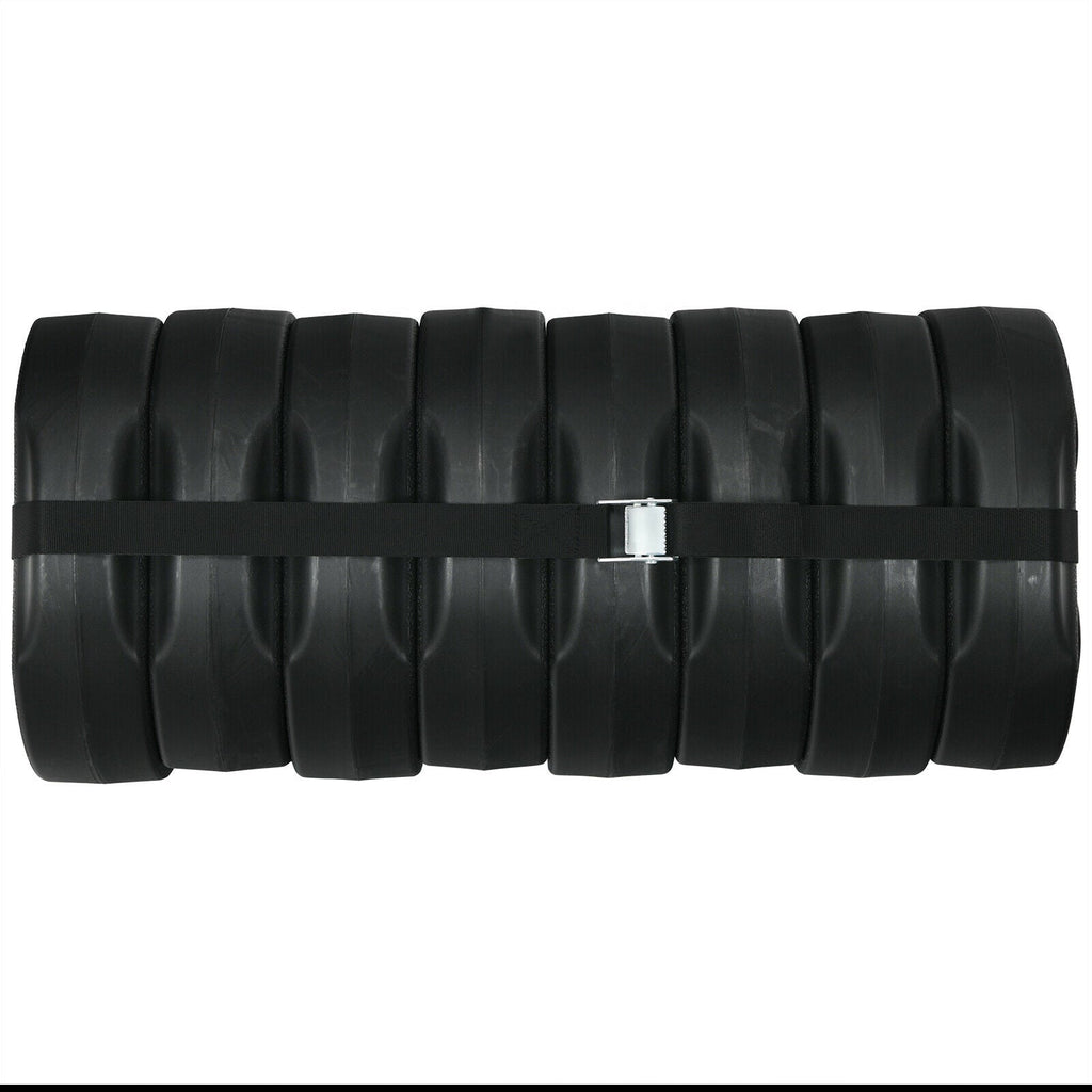 Set of 8 Canopy Weights 40lbs Weight Plate Kit with No-Pinch Design