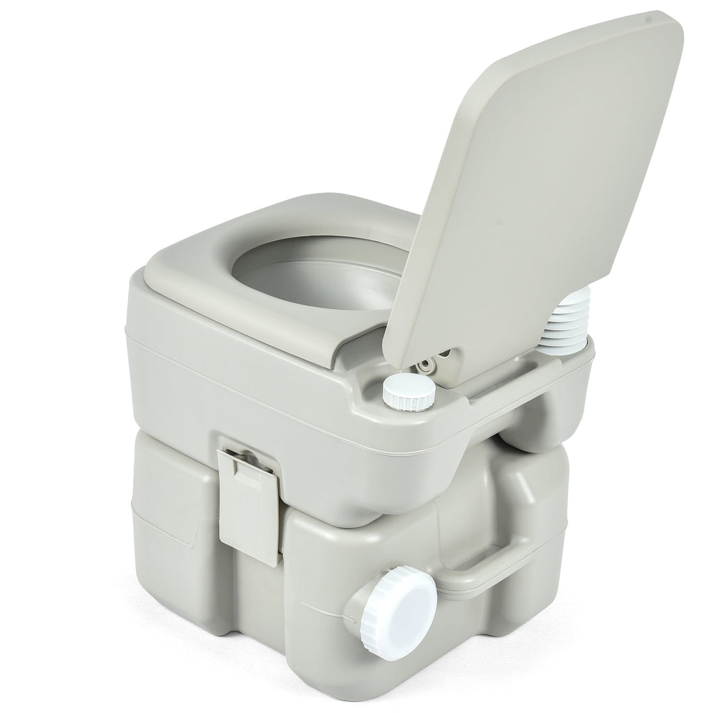 5.3 Gallon 20 L Portable Travel Toilet for Camping RV Indoor Outdoor