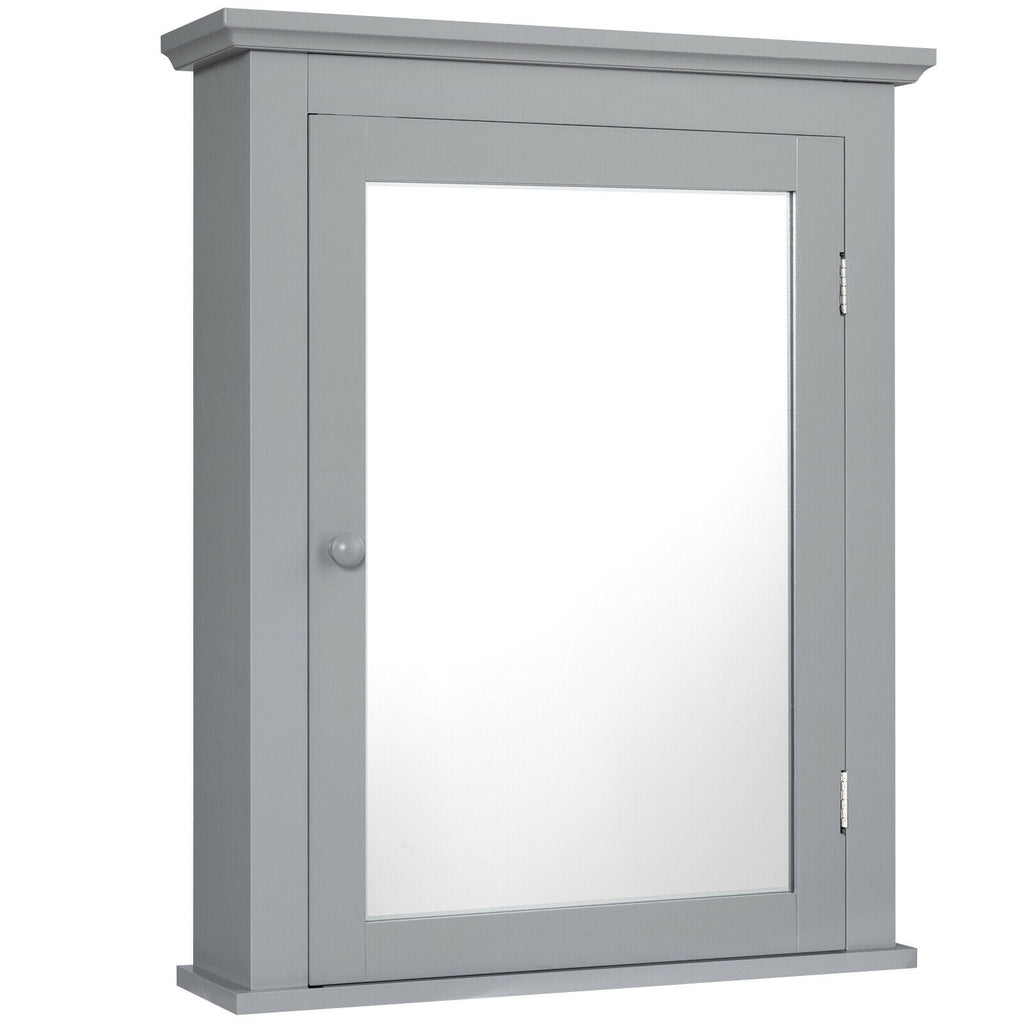 Bathroom Wall Mounted Storage Mirror Medicine Cabinet
