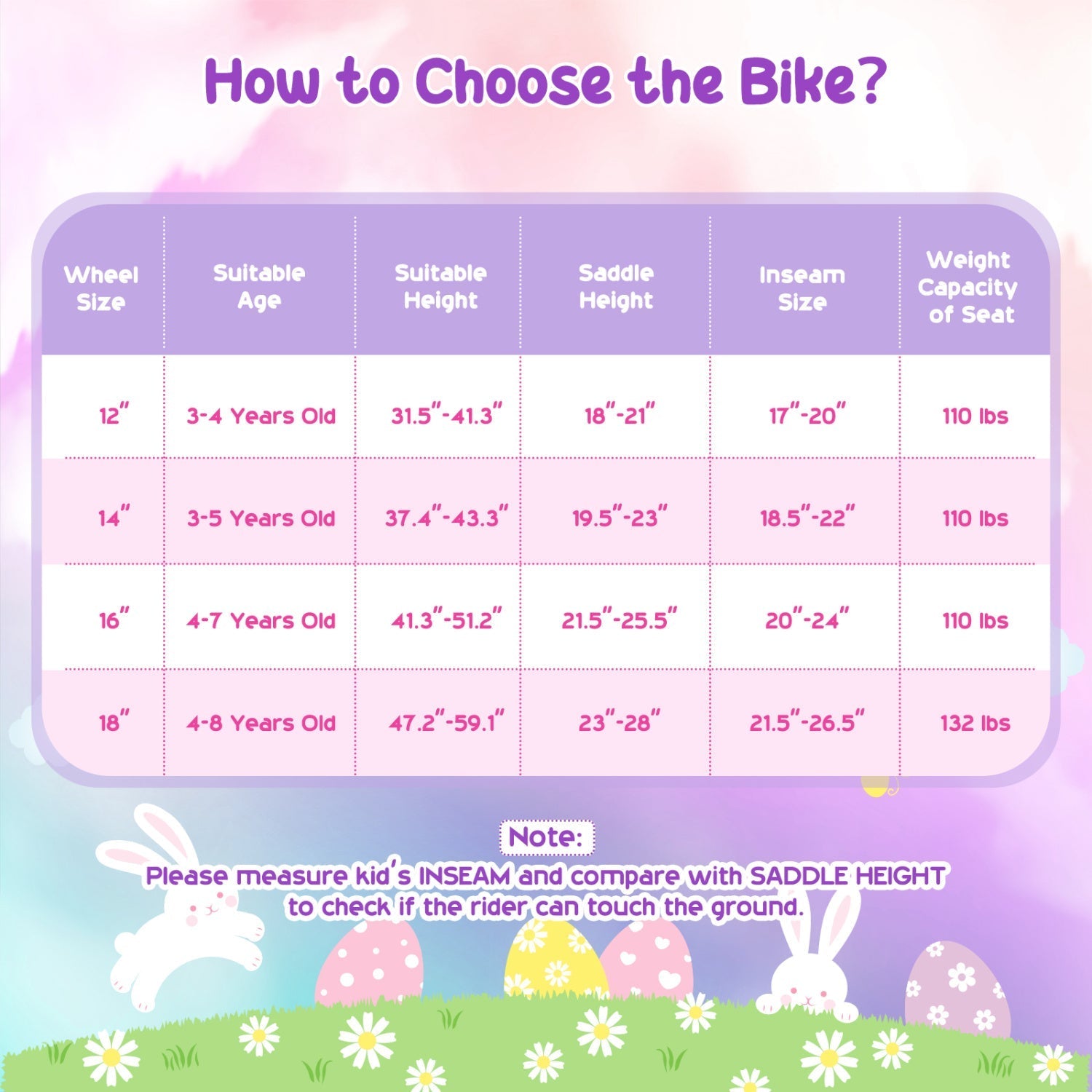 12-Inch Girls Bike with Training Wheels for Ages 3-4