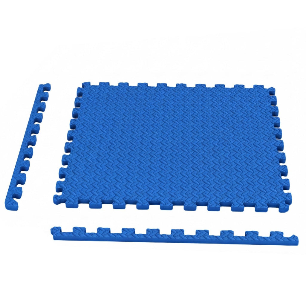 Puzzle Exercise Floor Mats 1/2 Inch Thick - 12 Tiles