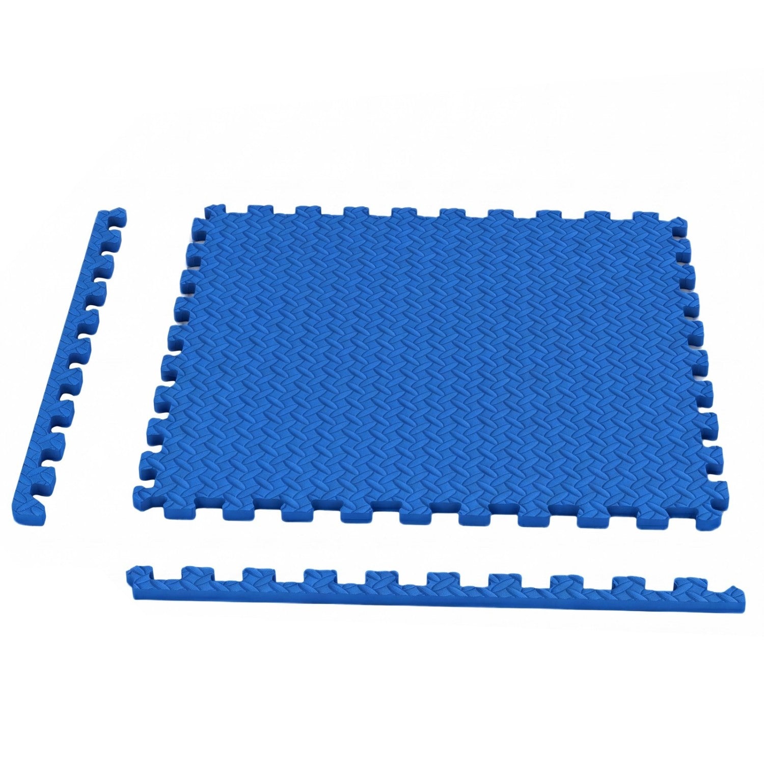 Puzzle Exercise Floor Mats 1/2 Inch Thick - 12 Tiles