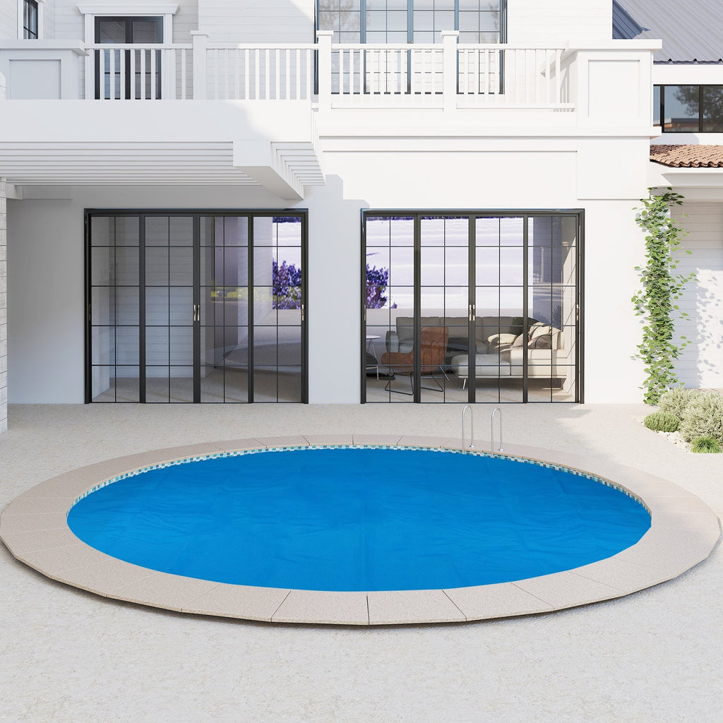12ft x 30in Round Above Ground Swimming Pool with 12 ft Pool Cover