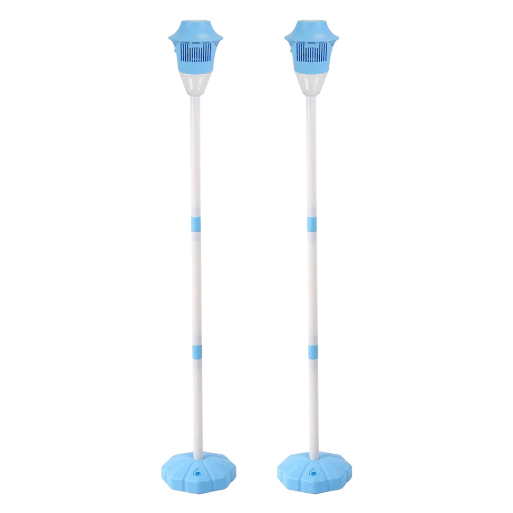 3-in-1 Standing Bubble Machine with Lights and Music
