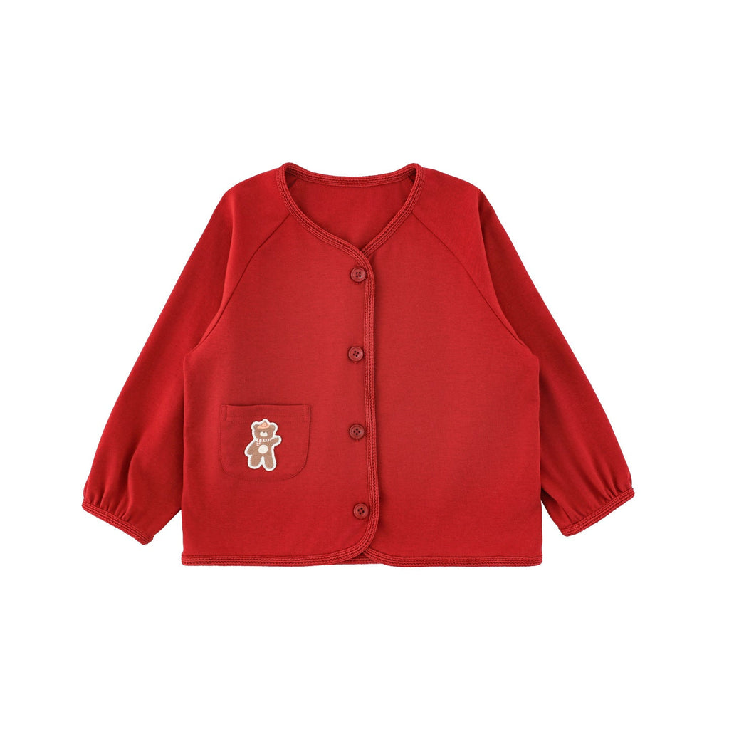 Childrens Double-sided Cloud-soft Cotton Soft And Breathable Knitted Coat Trendy