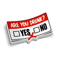 Are You Drunk? Hard Hat Decal