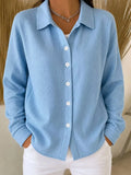 Waffle Knit Button-Down Shirt