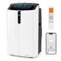 14000 BTU Smart Portable AC with APP Voice Control 47 dB for Rooms 750 Sq.Ft