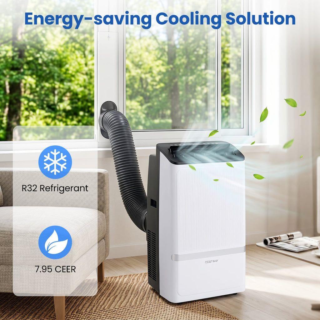 14000 BTU Portable Air Conditioner with WiFi & Dehumidifier