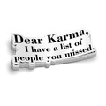 Karma Hard Hat Decal