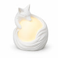 3D Printed Fox Ambient Table Lamp, Warm Glow Decorative Night Light, Sculptural Fox Desk Lamp For Bedroom Bookshelf Home Decor