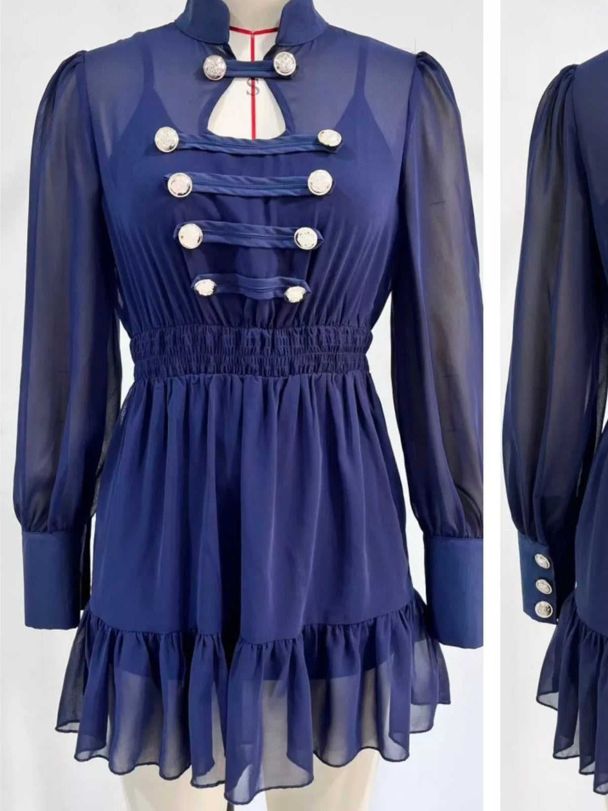 Cami Dress and Chiffon Mini Dress Set