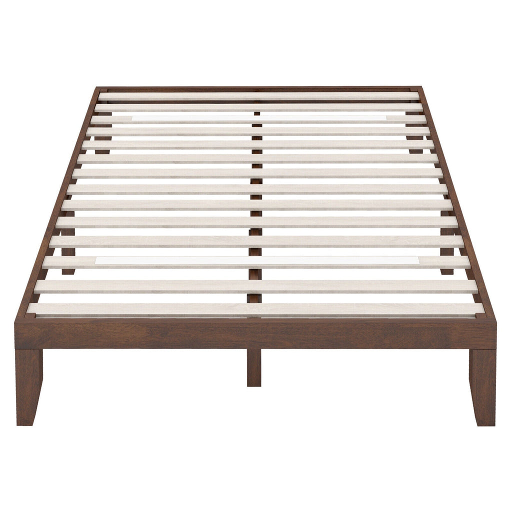 Queen Size 14 Inch Wooden Bed Mattress Frame