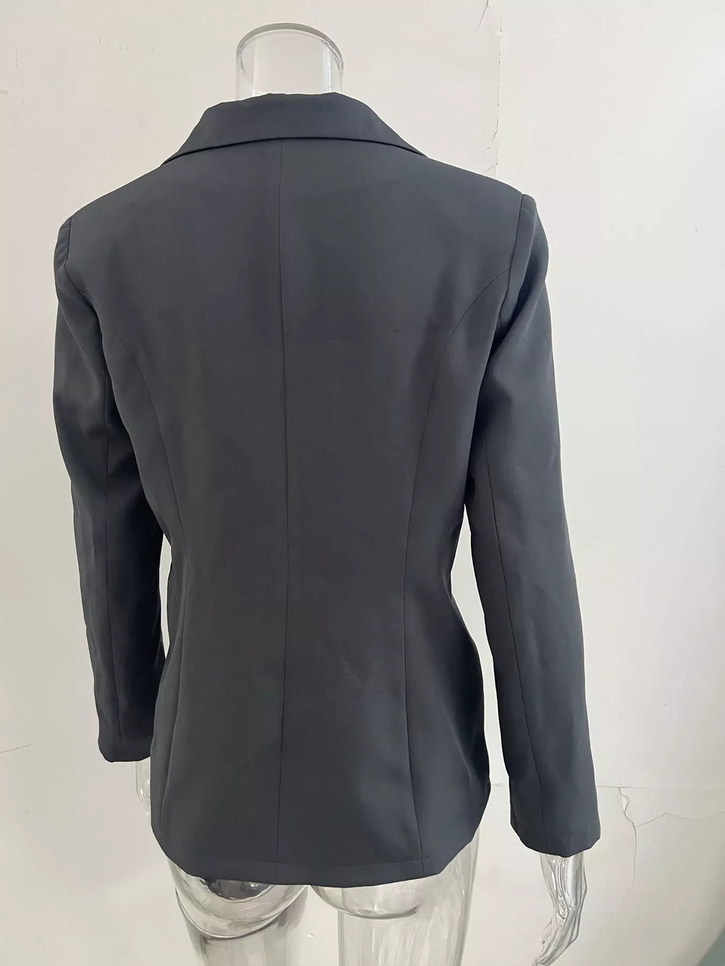 Slim-Fit Single-Button Casual Blazer