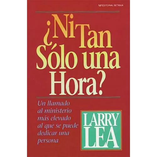 La ��Ni Tan S��lo Una Hora? - Paperback