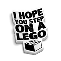 Step On A Lego Hard Hat Decal