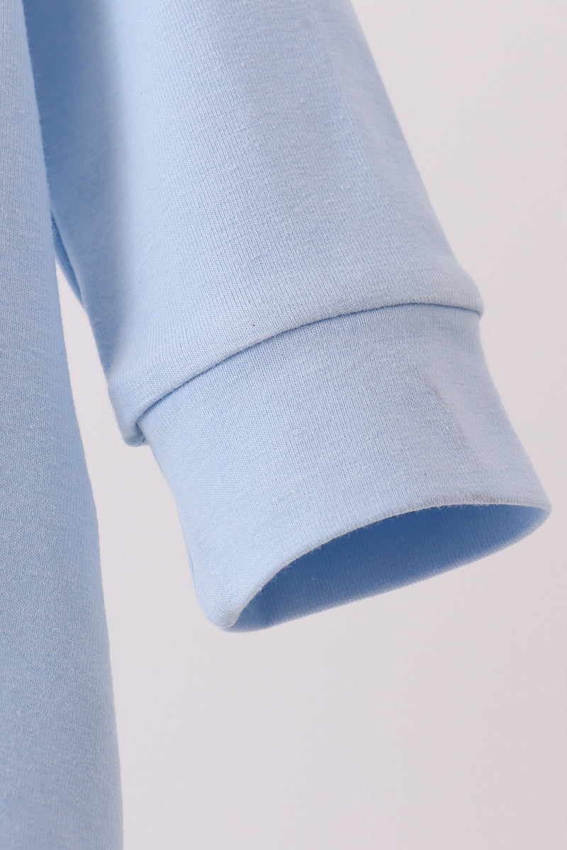 Blue Lil brother embroidery bubble