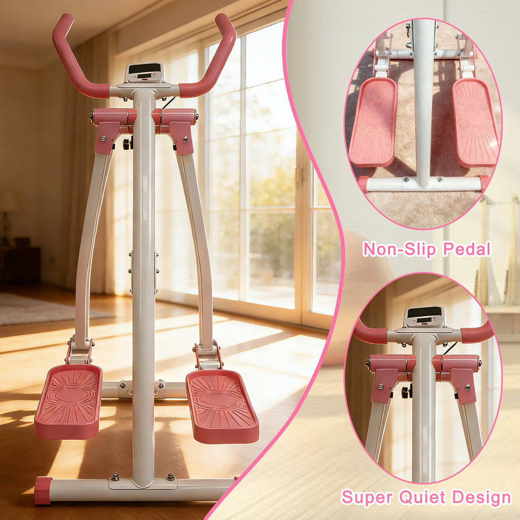 Air Walk Elliptical Machine - Foldable Cardio Cross Trainer