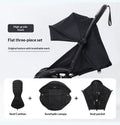 Stroller Flat-recline Three-piece Set Canopy And Seat Pad