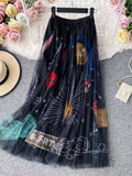 Printed Tulle Skirt