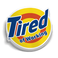 Tired - Hard Hat Decal