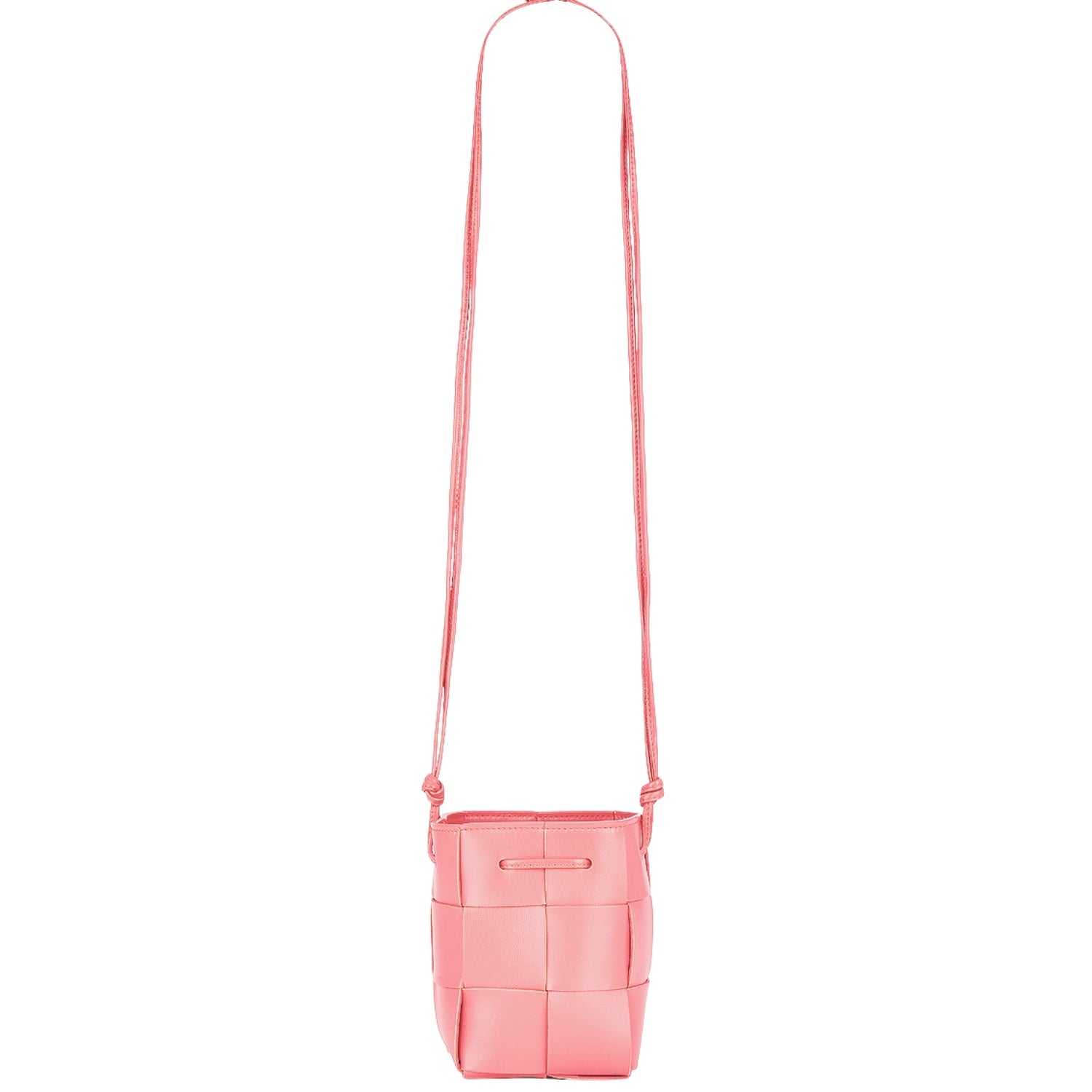 Chic Woven Mini Crossbody Bucket Bag – Lightweight Shoulder Handbag
