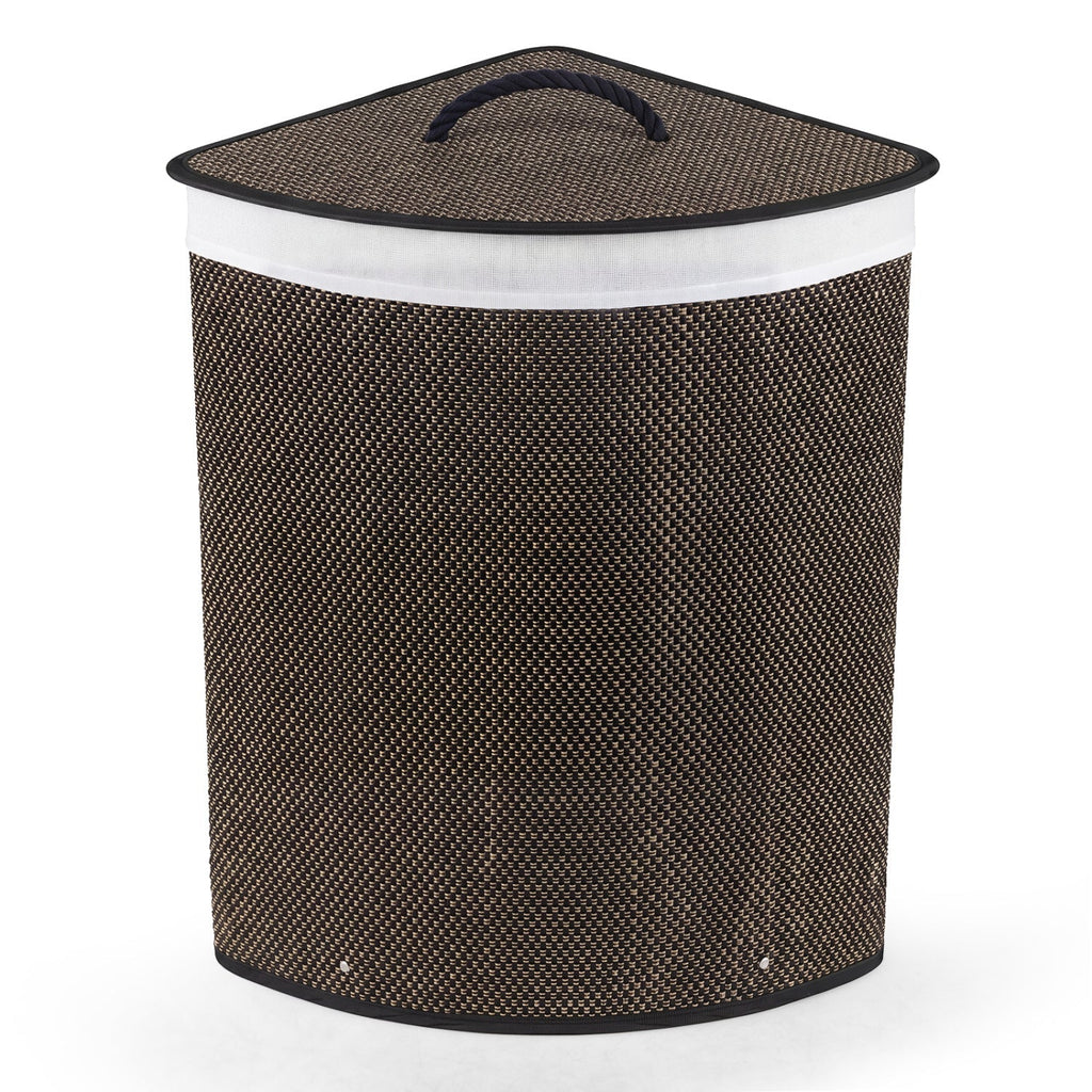 15 Gallon Bamboo Laundry Hamper with Removable Liner