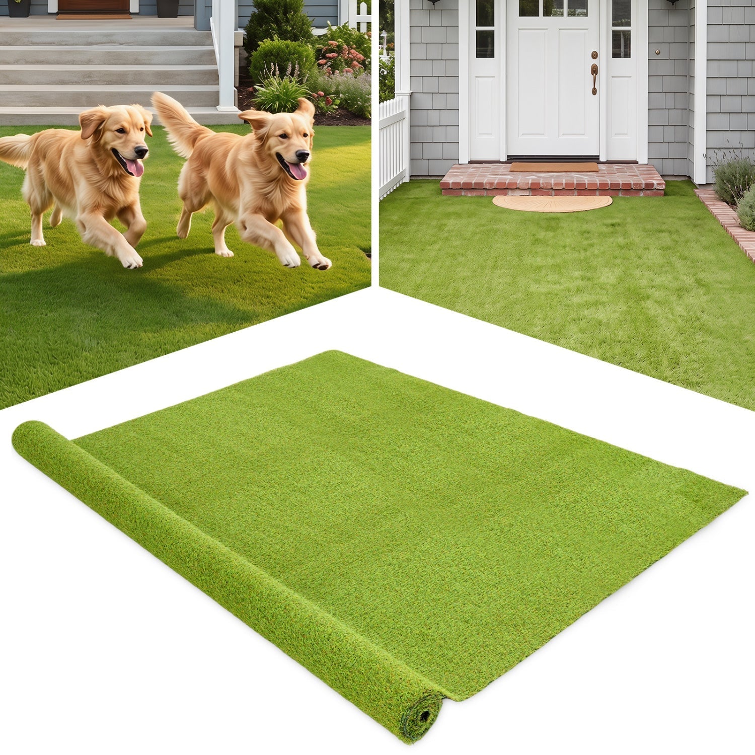 Artificial Turf Rug 15 x 7 Feet with 0.75 Inch Pile Height