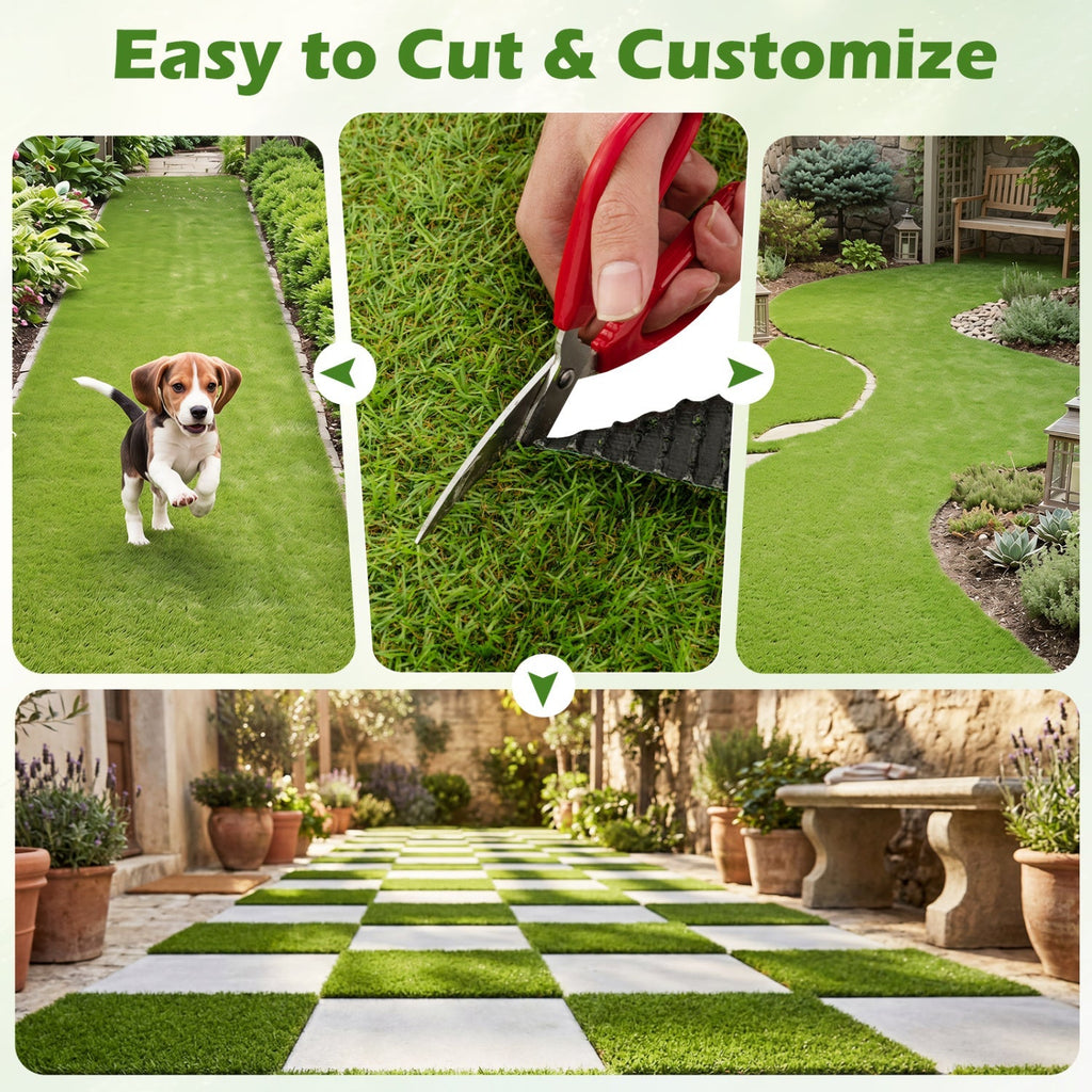 Artificial Turf Rug 15 x 7 Feet with 0.75 Inch Pile Height