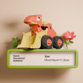 Press-and-play Dinosaur Engineering Vehicle Small Bus Toy Little Car